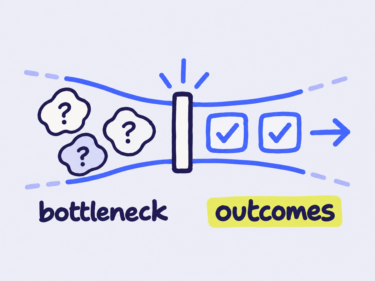Card for AI Makes the Work Faster. Enabling People Makes It Compound.
